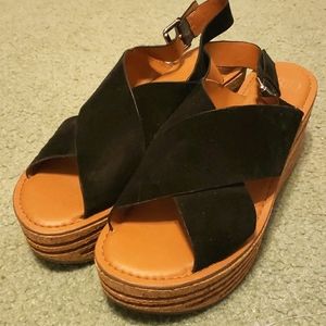 Franco Sarto Platform Sandals 11M